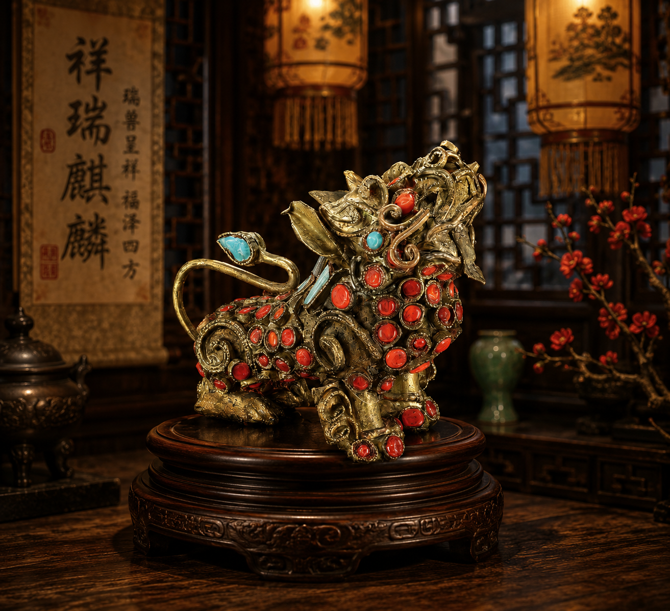 麒麟雕像